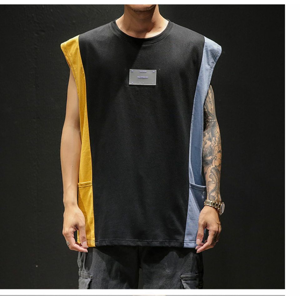 Áo Thun Ba Lỗ Thể Thao Bóng Rổ Dáng Rộng Vải Cotton Mỏng Cỡ Lớn Thời Trang Mùa Hè Cho Nam