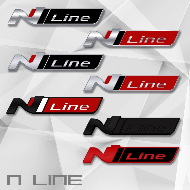 Logo Nline Dán Trang Trí Xe Hơi Hyundai I20 I30 Kona Tucson Sonata Elantra Veloster Fender