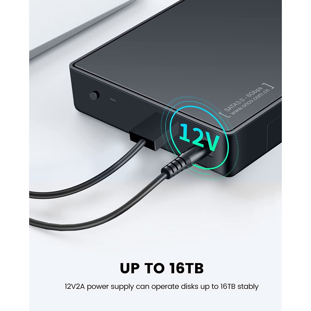 Hộp Đựng Ổ Cứng Orico 3588U3 SSD 3.5Inch Từ Cổng Sata Sang Cổng USB 3.0 Thế Hệ 1 Type