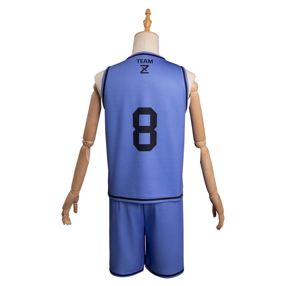 Anime BLUE LOCK Bộ Đồ Hóa Trang Thể Thao Nhân Vật Isagi Yoich Hyoma Chigiri Football Jersey Club Sportswear