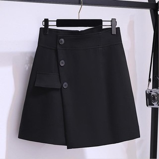 Quần Short Giả Váy Lưng Cao Ống Rộng Size Lớn XS-4XL Thời Trang Cho Nữ