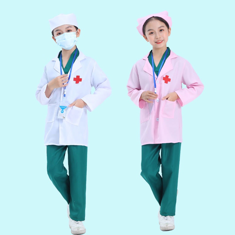 Bộ Đồ Hóa Trang Bác Sĩ / Y Tá Vui Nhộn Cho Bé