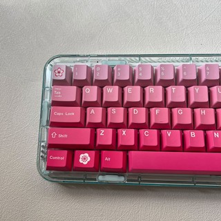 Peach Blossom keycaps cherry profile Five Side DYE SUB PBT keycap set