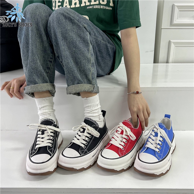 Giày Vải Canvas Đế Dày Thời Trang Mùa Hè Mới 2023 Cho Nữ