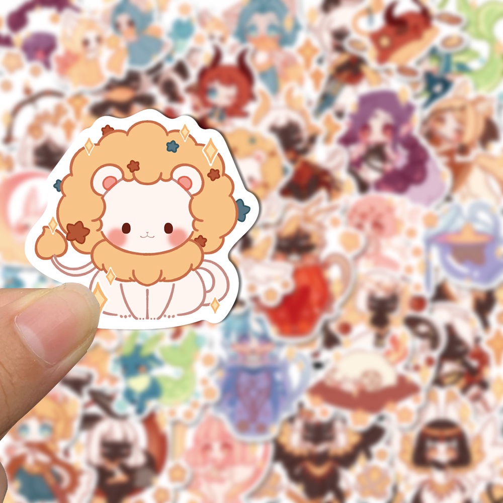 Bộ 36 Miếng Dán Chống Thấm Nước Họa Tiết Chòm Sao Hoạt Hình Dễ Thương Độc Đáo