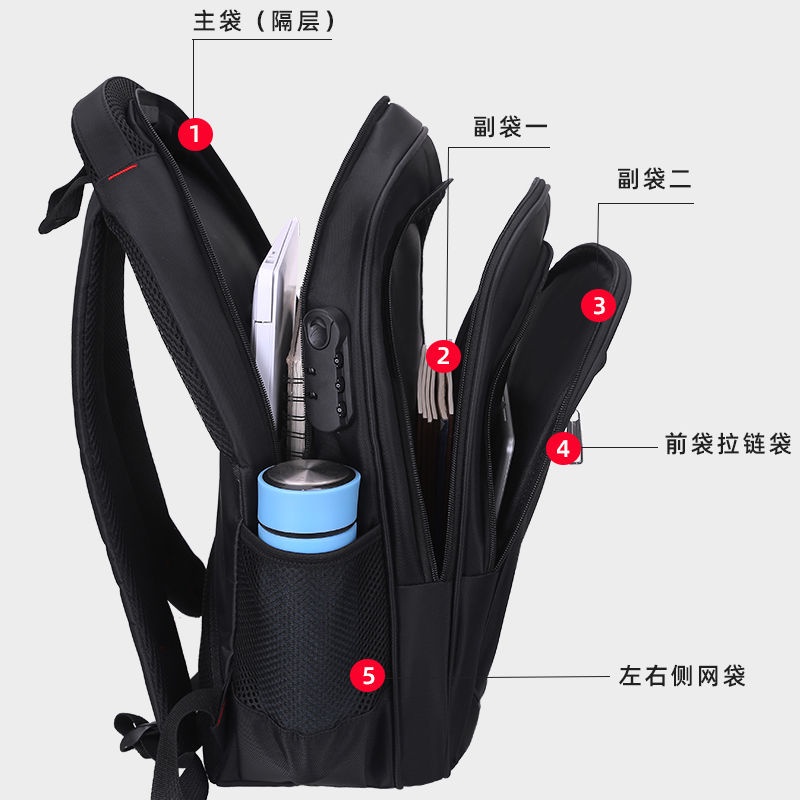 Ba Lô Đựng Laptop Chống Thấm Nước Trọng Lượng Nhẹ Cho Nam