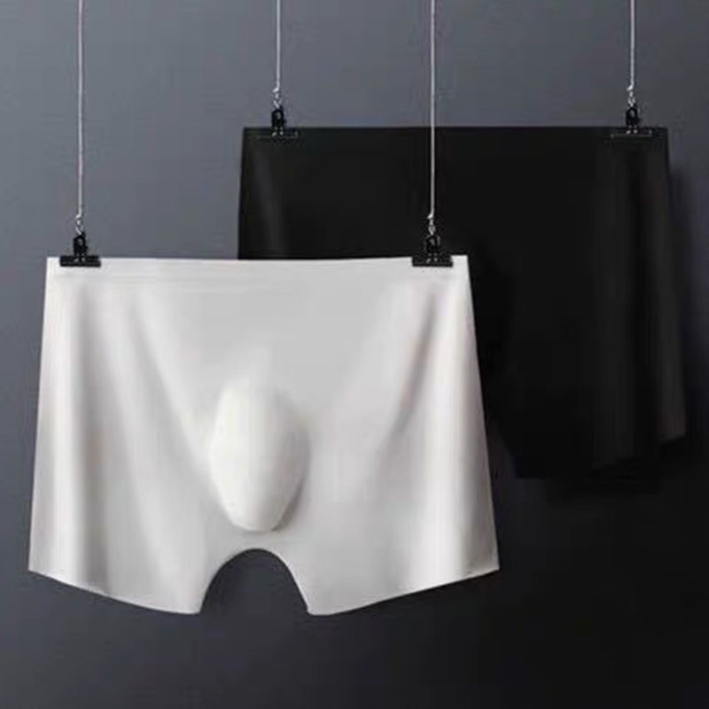 Quần Lót Lụa 3D Siêu Mỏng Không Đường May plus Size Cho Nam