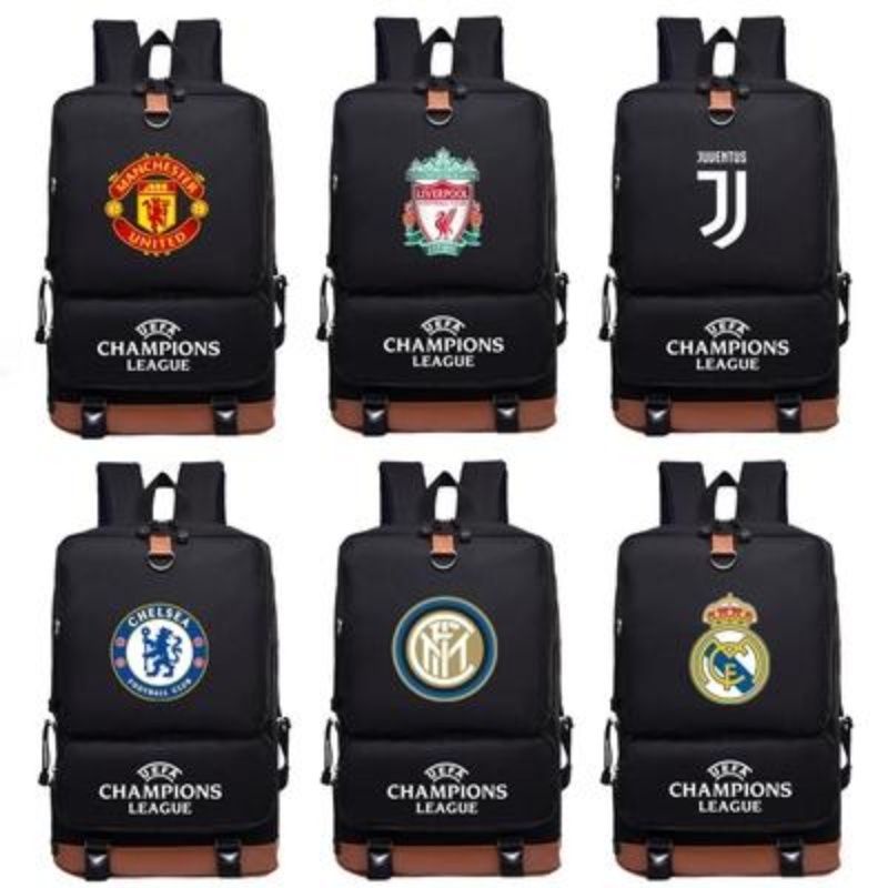 Ba Lô Đi Học Họa Tiết Logo Champion Chelsea Năng Động Thời Trang