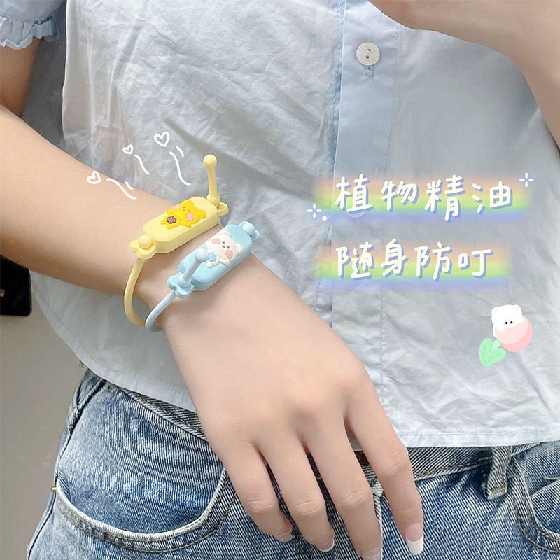 Vòng Đeo Tay Chống Muỗi Hình Hoạt Hình Dễ Thương Cho Người Lớn Và Trẻ Em