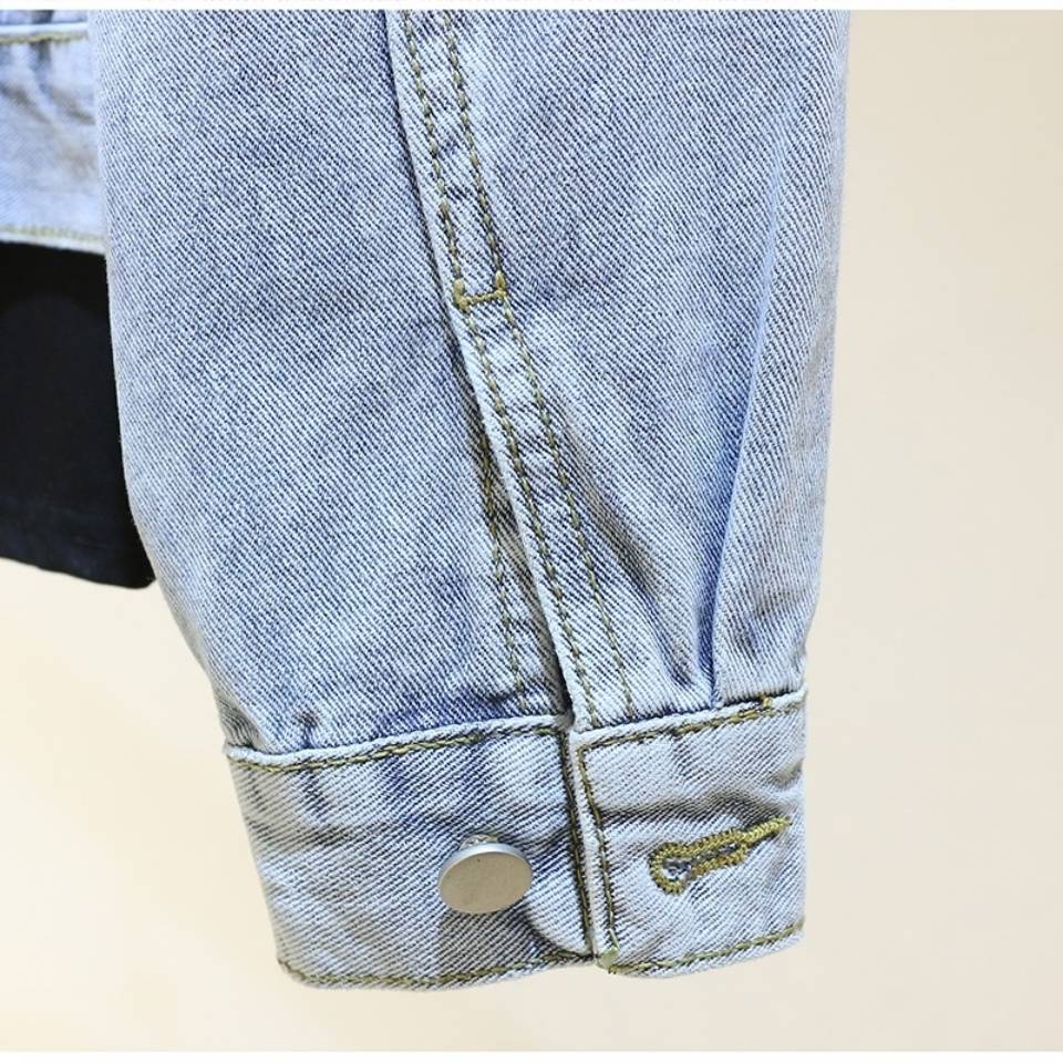 Áo Khoác Denim Tay Cánh Dơi Ngắn Dáng Rộng Phong Cách Harajuku Hàn Quốc Thời Trang Mùa Xuân Mới 2023 Dành Cho Bạn