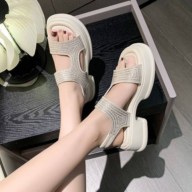 Xăng đan Thể Thao Đế Dày Thời Trang Mùa Hè Cho Nữ