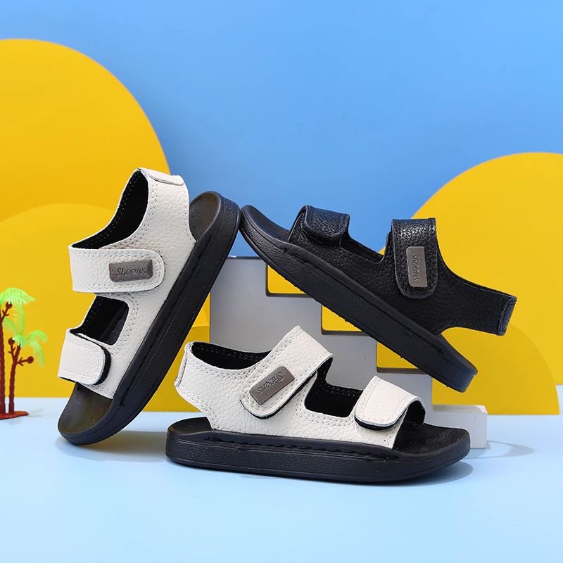 Xăng đan Da Bò Thật Đế Mềm Siêu Nhẹ Chống Trượt Thời Trang 2022 Cho Bé Trai