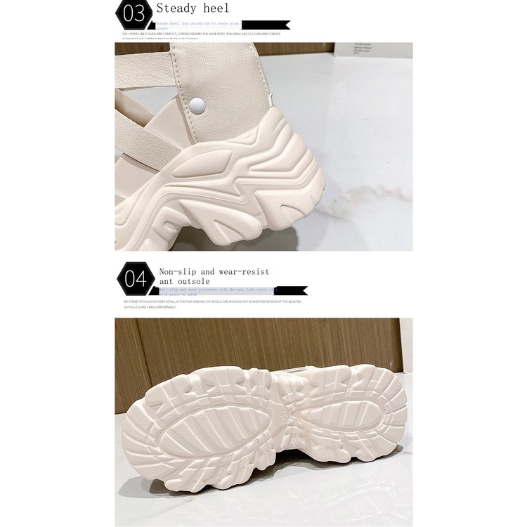 Sandal Đế Xuồng Dày Dặn Phong Cách Thời Trang Roman 2023 Mới Mẻ