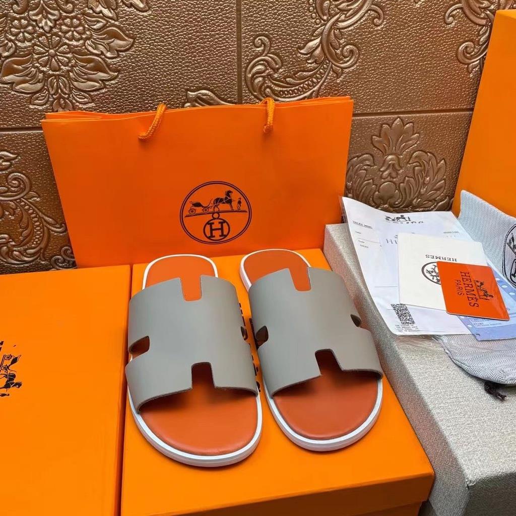 Dép Da Hermes Thời Trang Cao Cấp Cho Nam