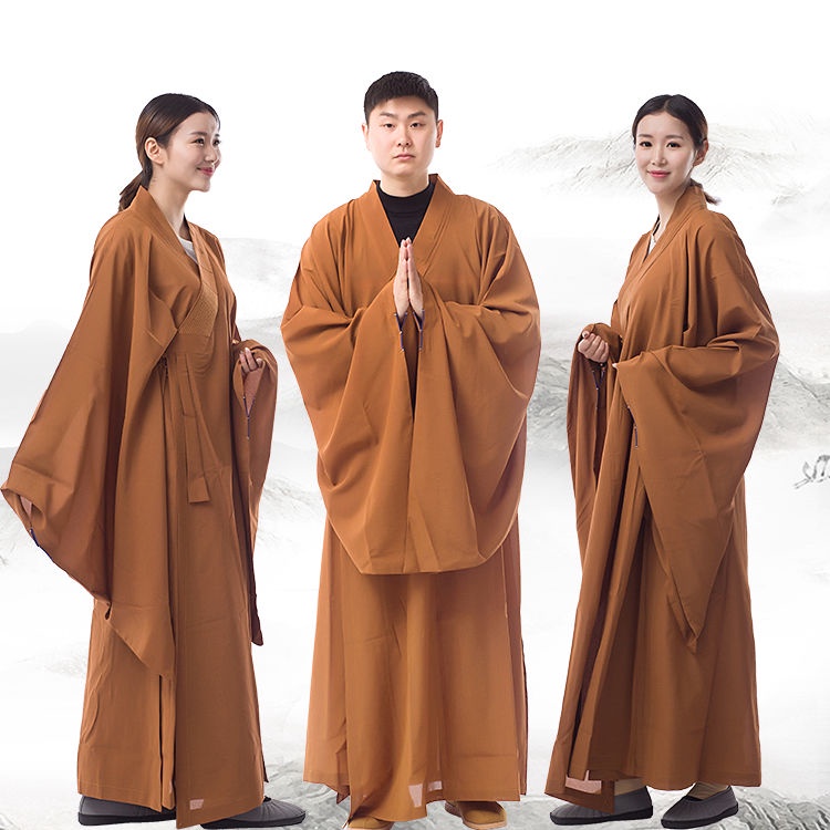 Size35-45 Quần Áo Nhà Sư Phật Giáo Quần Áo Cư Sĩ Haiqing Quần Áo Cư Sĩ Nữ Pháp Hội Tụng Kinh Quần Áo Phật Giáo Quần Áo Nhà Sư Haiqing