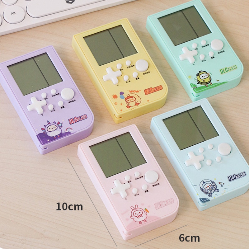 Máy Chơi Game Xếp Hình Tetris Mini Cầm Tay Cho Trẻ Em 3 Tuổi