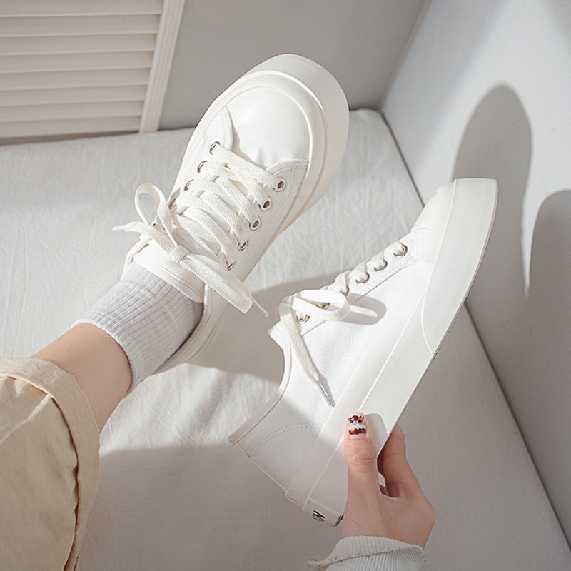 Giày Thể Thao Vải Bạt Thời Trang Hàn Cho Nữ