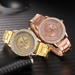 Mk fashion brand luxury rhinestone ladies dress đồng hồ nữ đồng hồ đeo tay thạch anh bằng thép không gỉ