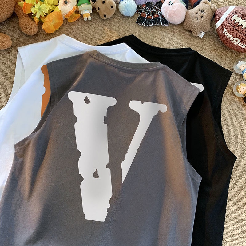 Áo Thun Thể Thao Sát Nách Cổ Tròn Dáng Rộng Màu Sắc Đơn Giản Năng Động Cho Nam