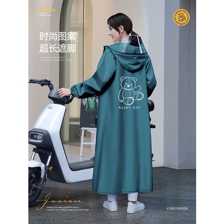 Áo Mưa Một Mảnh Thân Dài Toàn Thân Chống Mưa Dành Cho Nam Nữ