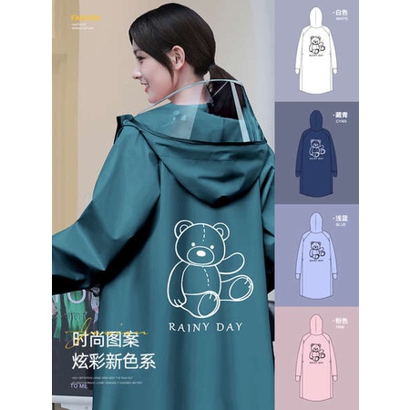 Áo Mưa Một Mảnh Thân Dài Toàn Thân Chống Mưa Dành Cho Nam Nữ