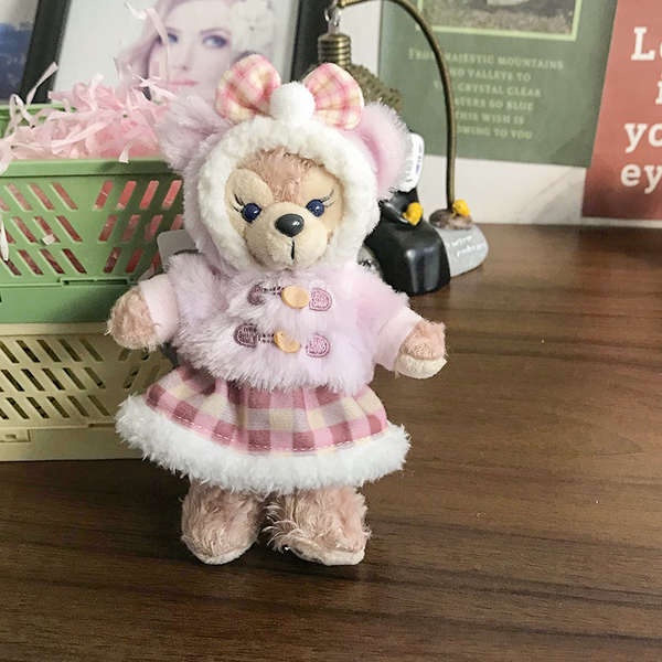 Móc Khóa Hình Gấu Shirley Duffy Rose Nhồi Bông Dễ Thương