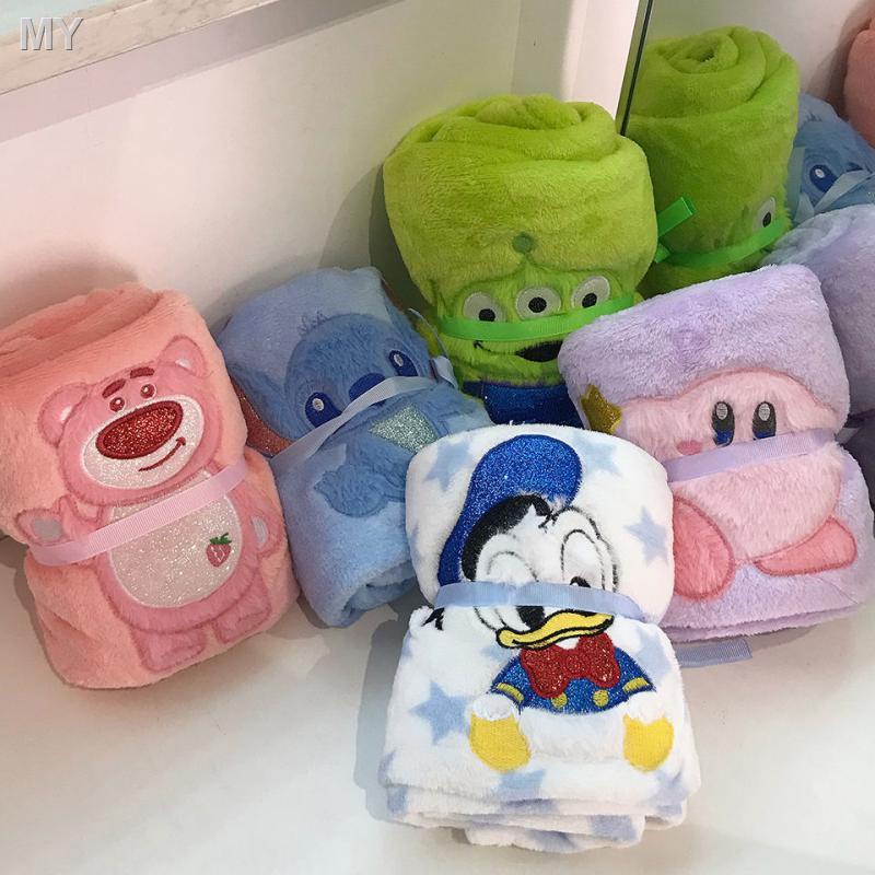 Giao Hàng Trong Ngày = Chăn Bông Gấp Gọn Được Hình Vịt donald / Gấu / Dâu Tây / sanrio / Gấu Hoạt Hình Dễ Thương Mùa Hè / Ngủ Trưa / Văn Phòng20230705