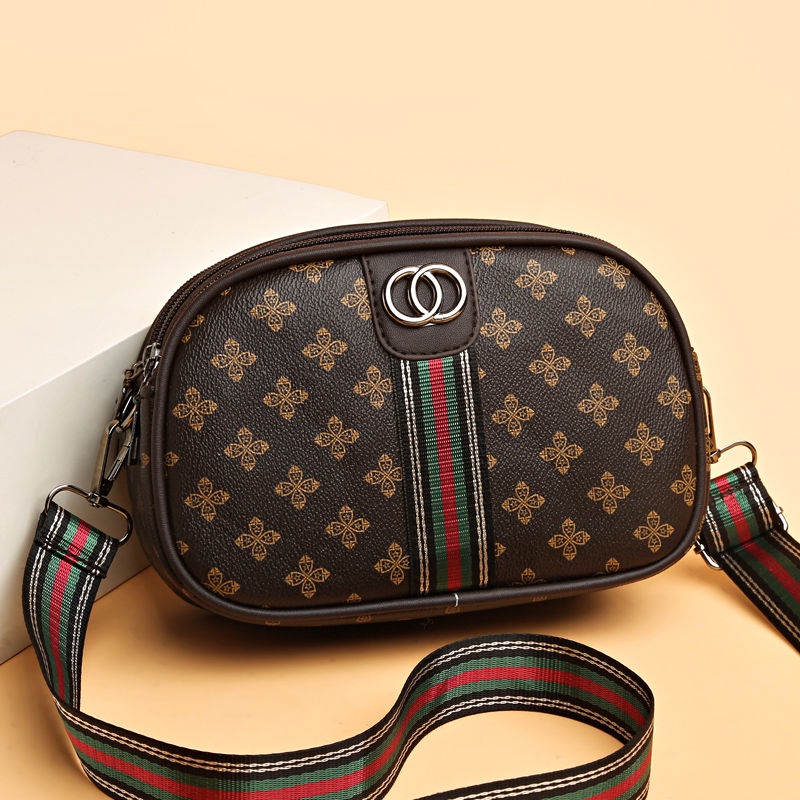 Túi xách nữ, túi đeo chéo Túi đeo vai nhiều ngăn thời trang phong cách Retro