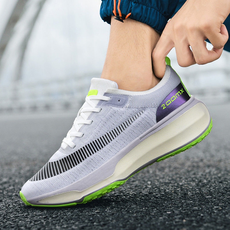Thể thao mùa hè angry pad shock-hấp thụ giày chạy bộ chuyên nghiệp lưới thông thường thoáng khí thể dục marathon nam s nữ