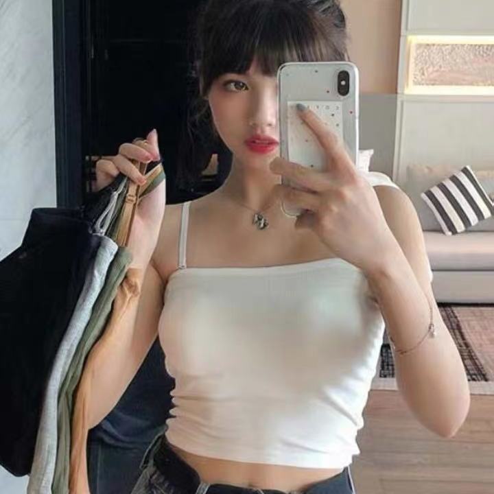 Áo Hai Dây Dáng Ngắn AA5257 Thiết Kế Mới 2023 Cho Nữ