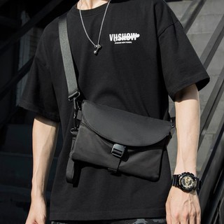 Túi đeo một vai thương hiệu thời trang mini hip hop túi đeo ngực túi treo nhỏ cá tính đơn giản túi đeo chéo túi đeo chéo túi nhỏ túi nam nữ