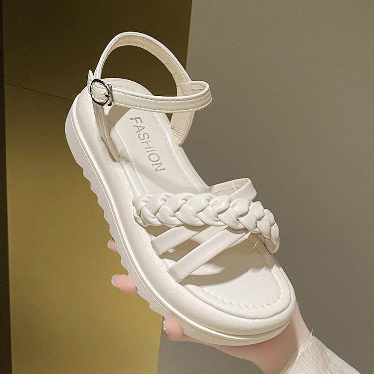 Xăng đan Đế Dày Thoải Mái Cá Tính Thời Trang Mùa Hè Cho Nữ