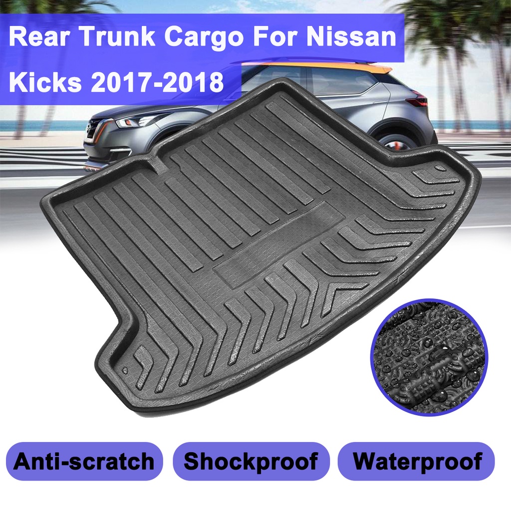 Thảm Lót Cốp Xe Hơi Chống Trượt Chống Thấm Nước Cho Nissan Kicks 2017 2018 2019
