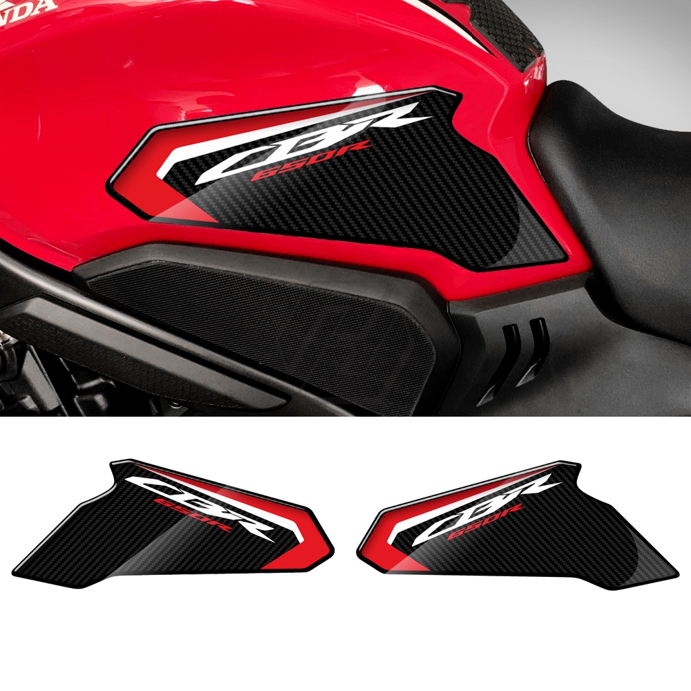 Miếng Dán 3D Bằng Sợi Carbon Bảo Vệ Bình Xăng Xe Honda CBR650R 2019-2022 Sự Bảo Vệ