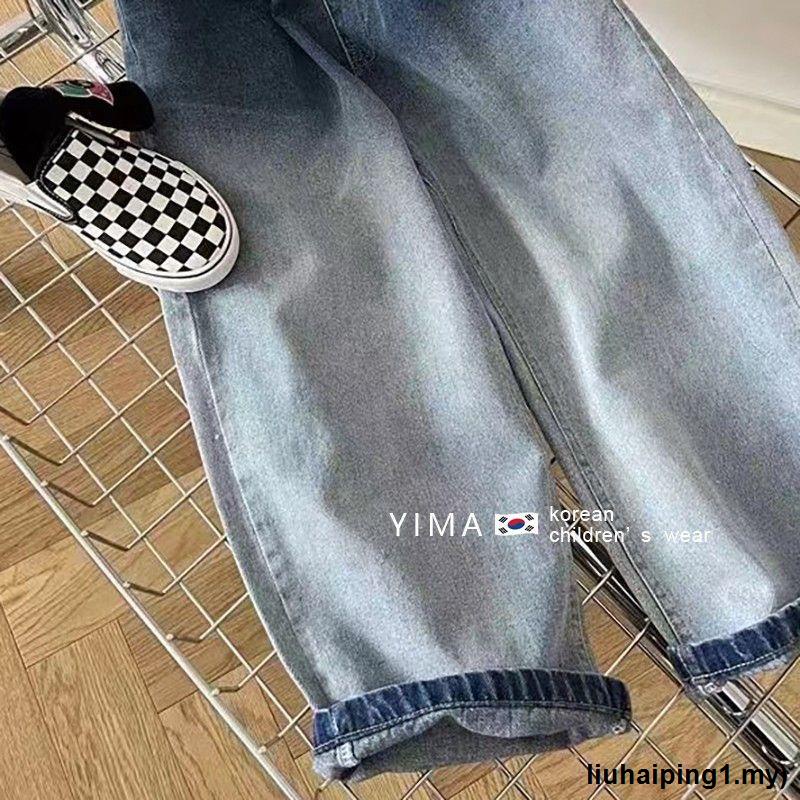 Quần jeans Dài Ống Đứng Thời Trang Cho Bé Trai