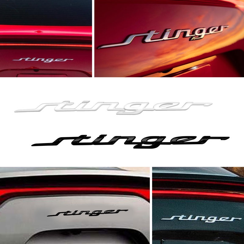 Logo 3D Bằng Nhựa ABS Trang Trí Thân Xe Hơi Kia Stinger GT Line
