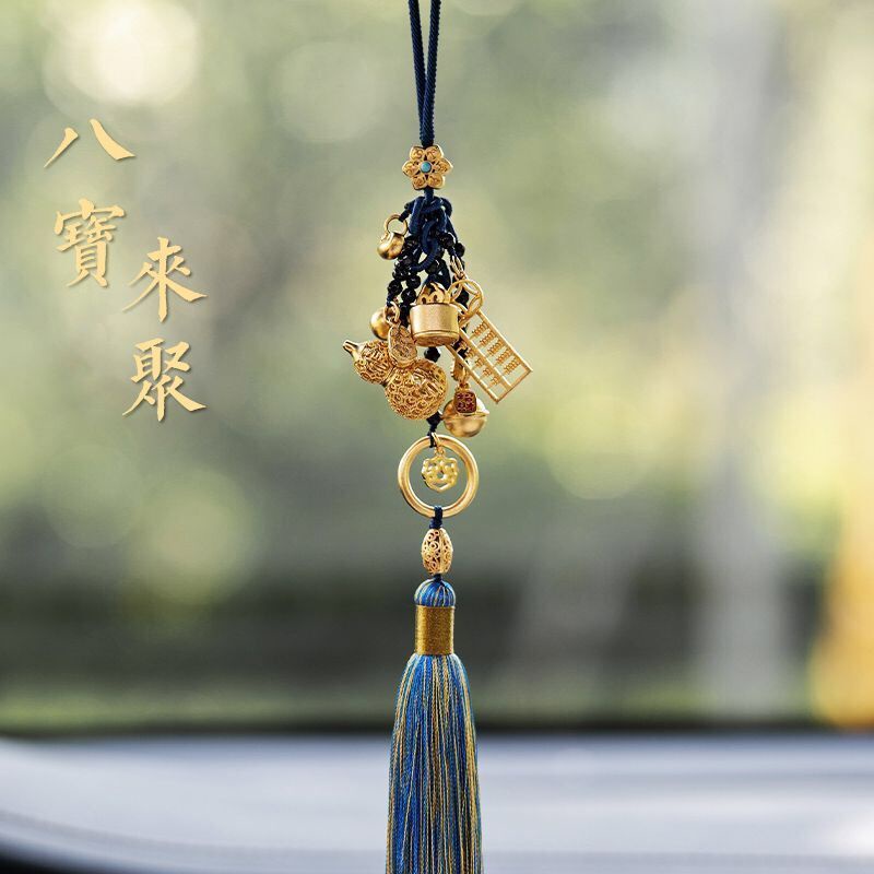 Dây Treo Xe Hơi Bằng Đồng Bora Hình Hồ Lô Độc Đáo