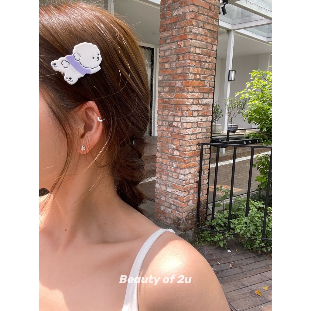 Kẹp Tóc Hoạt Hình Xinh Xắn Cho Thú Cưng