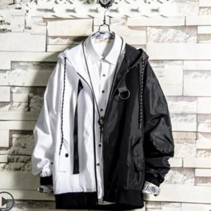 Hàng Có Sẵn!Áo Khoác Chống Nắng Dáng Rộng Có Mũ Trùm Thời Trang Mùa Hè Thu Hàn Quốc Cho Nam