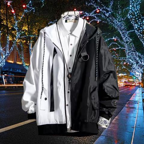 Hàng Có Sẵn!Áo Khoác Chống Nắng Dáng Rộng Có Mũ Trùm Thời Trang Mùa Hè Thu Hàn Quốc Cho Nam