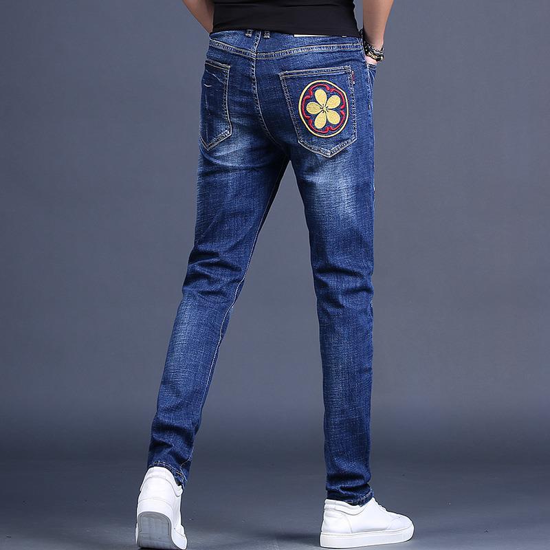 Quần jeans Thêu Họa Tiết Phong Cách Trung Hoa Mới 2023 Cho Nam