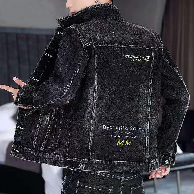 Áo Khoác Denim Kiểu Retro Thời Trang Mùa Xuân Cho Nam