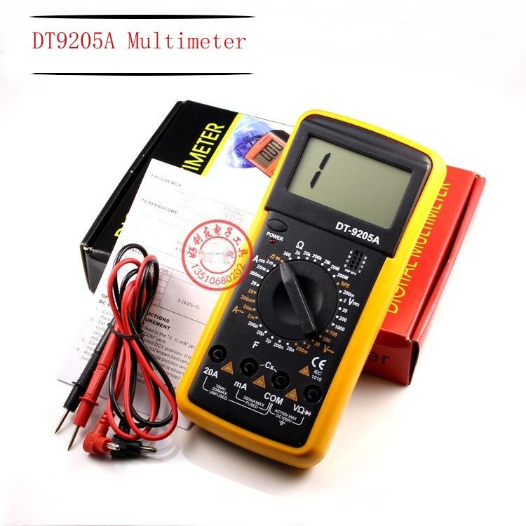 Đồng hồ vạn năng kỹ thuật số thông minh DT9205 dòng điện áp đồng hồ vạn năng có đèn báo còi