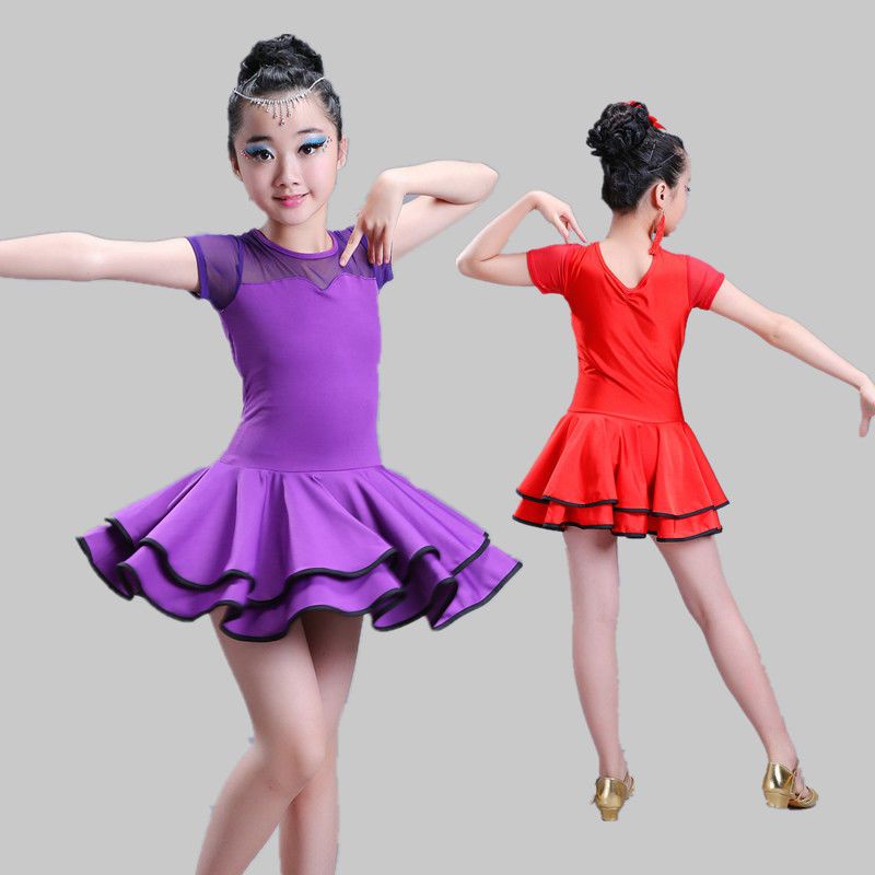 Đồng phục váy khiêu vũ latin của trẻ em gái váy sử dụng trang phục trẻ em 8.17