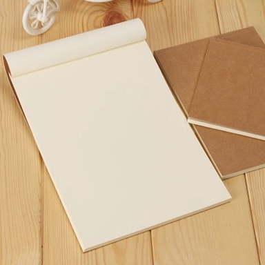 Sổ Tay 60 Trang Bìa Giấy Kraft Dày Khổ A4 / 18K / 32K / 64K