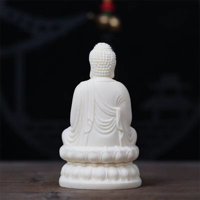 Tượng Phật Quan Âm Bằng Ngà Trang Trí Xe Hơi 4.18