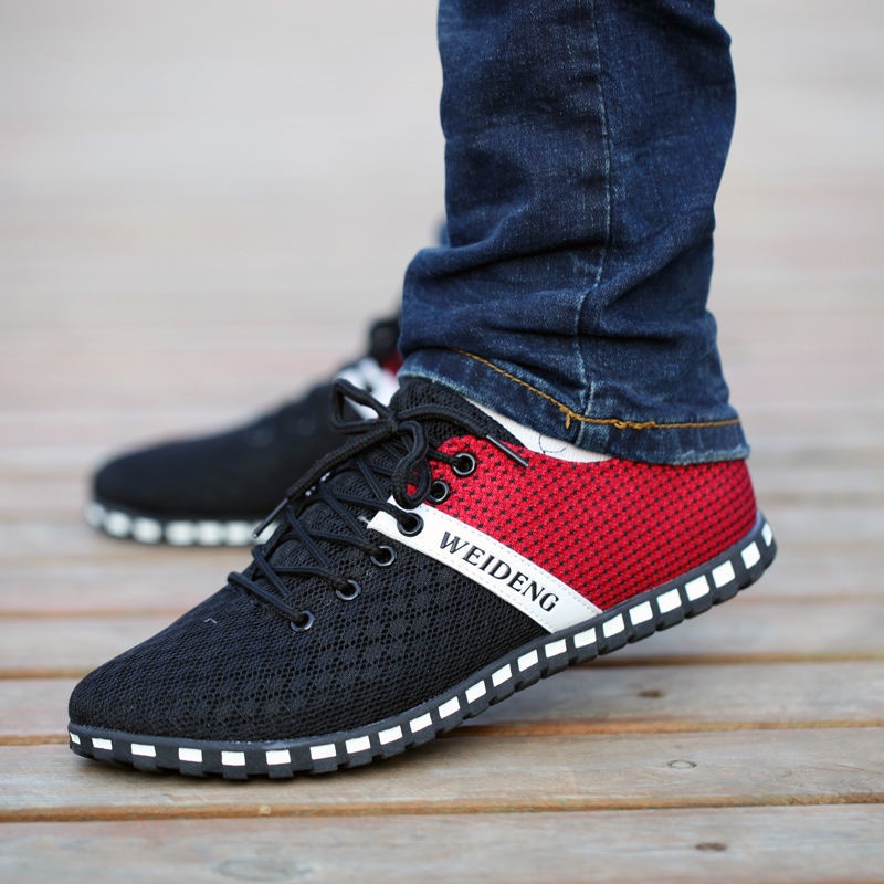 Giày Thể Thao Đế Mềm Chống Trượt Thoáng Khí Phong Cách Hàn Quốc Cho Nam