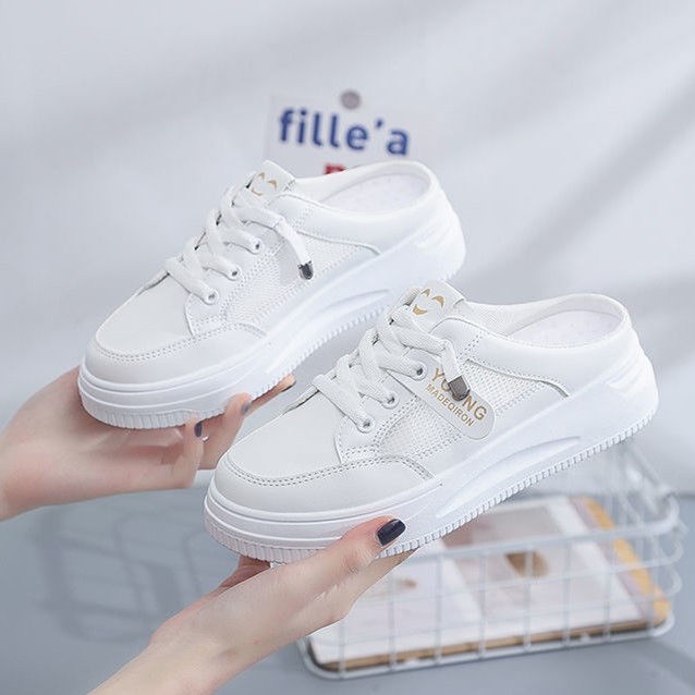 Giày Lười Đế Dày Bằng Da Mềm Thời Trang Mùa Hè Hàn Quốc 2022