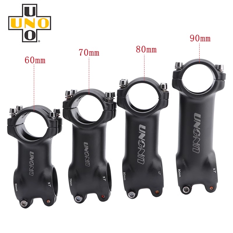 Pô Tăng 60 / 70 / 80 / 90 / 100 / 110 / 120 / 130mm Bằng Hợp Kim Nhôm 7 / 17 Độ Cho Xe Đạp Leo Núi