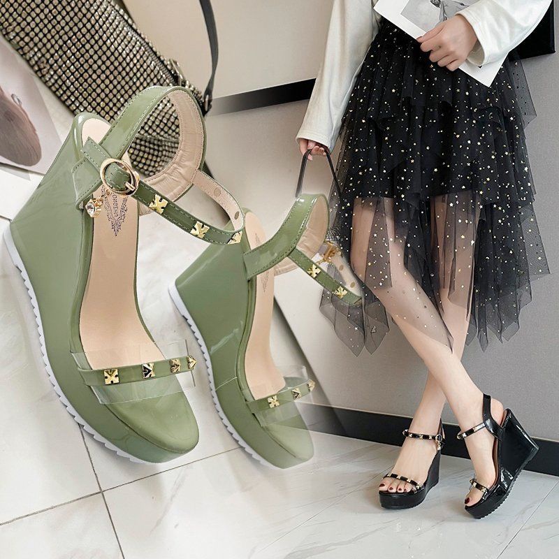 Giày Sandal Đế Xuồng Thời Trang Hàn Quốc Cho Nữ